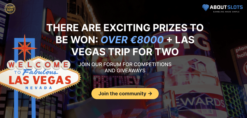 Aboutslots Forum giveaway banner