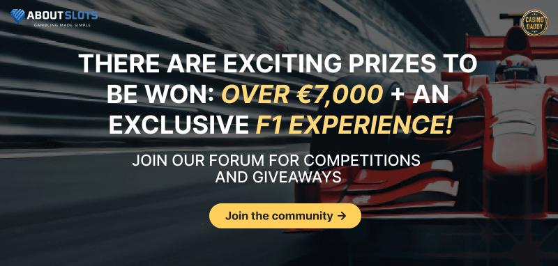 Aboutslots Forum giveaway banner