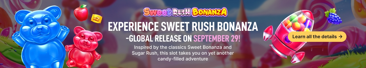 Sweet Rush Bonanza Banner
