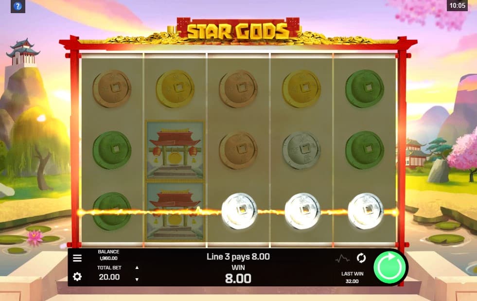 Star Gods Slot Gameplay