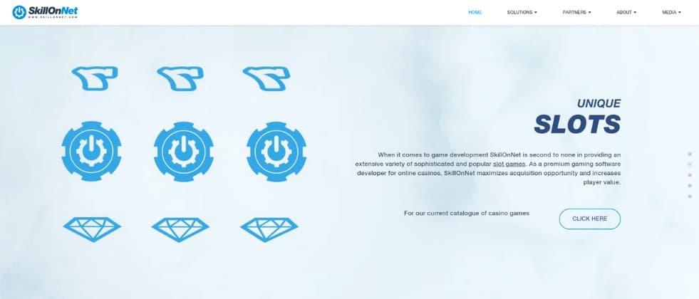 An image of SkillOnNet's homepage