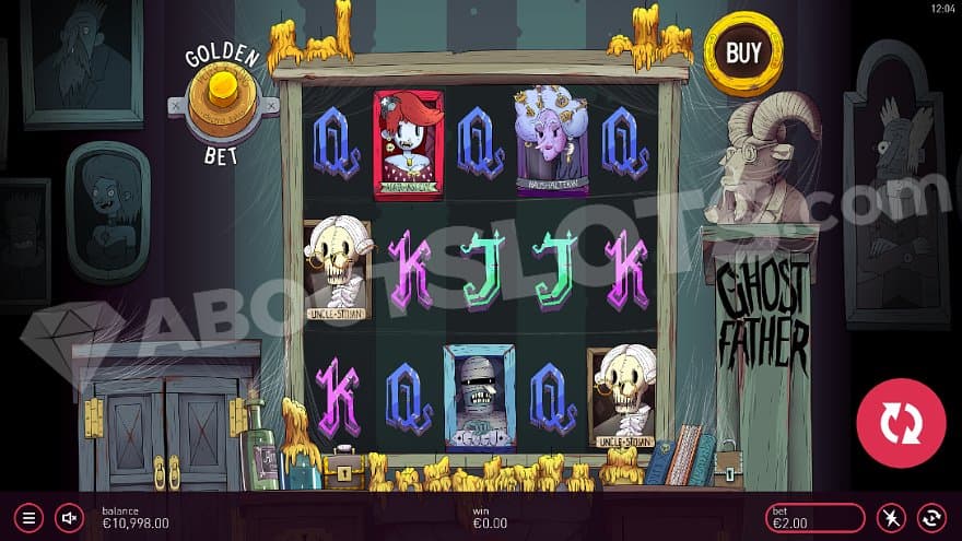 A casino slot in an old house. 