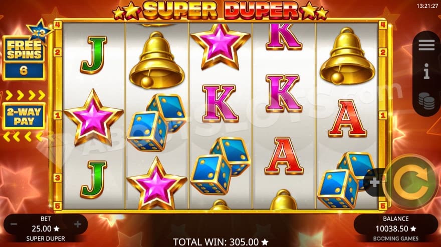 Free Spins bonus game with a 3X multiplier.