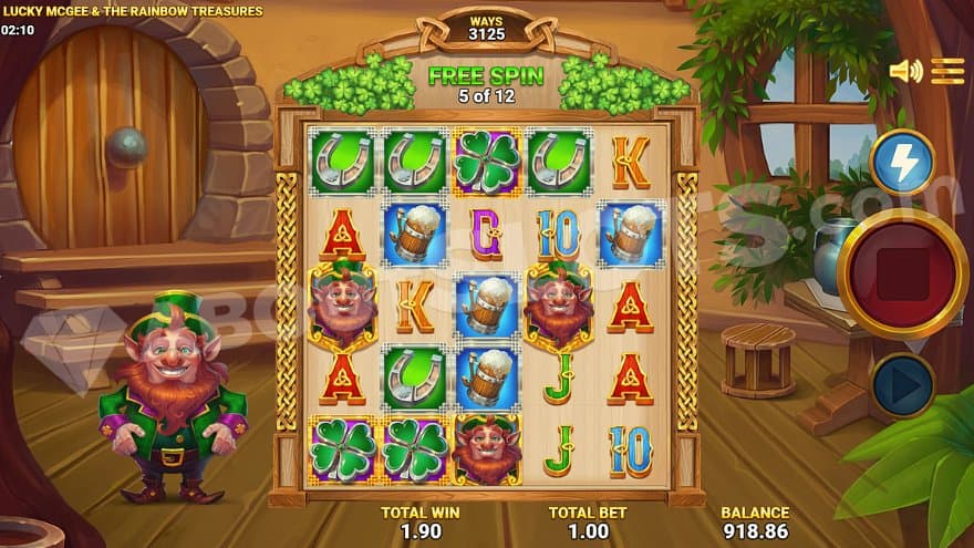 3,125 ways to win on spin 5 out of 12 in the Free Spins.
