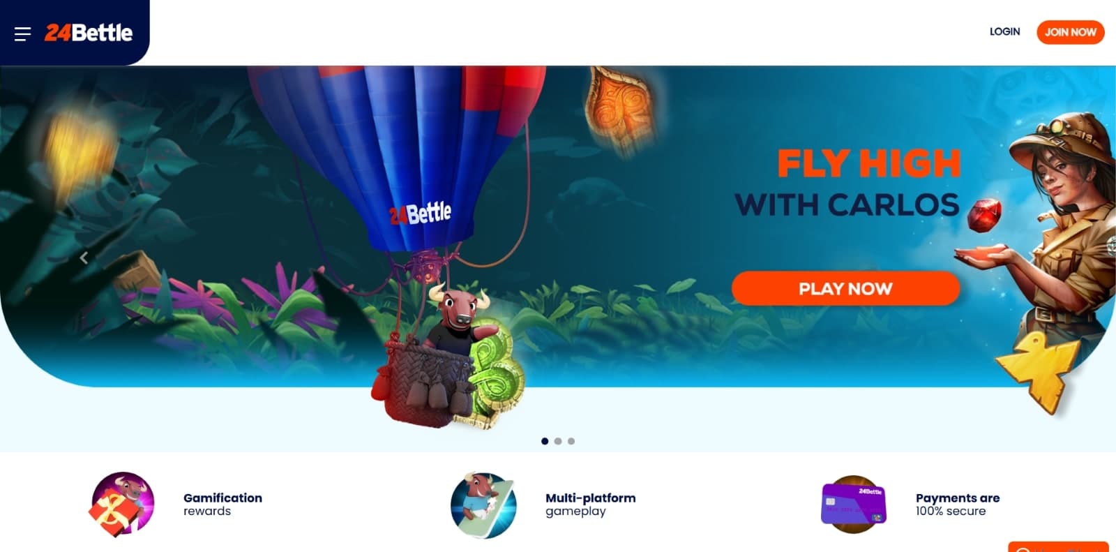   24Bettle Casino landing page featuring the welcome bonus of up to 240 euros and 24 free spins.