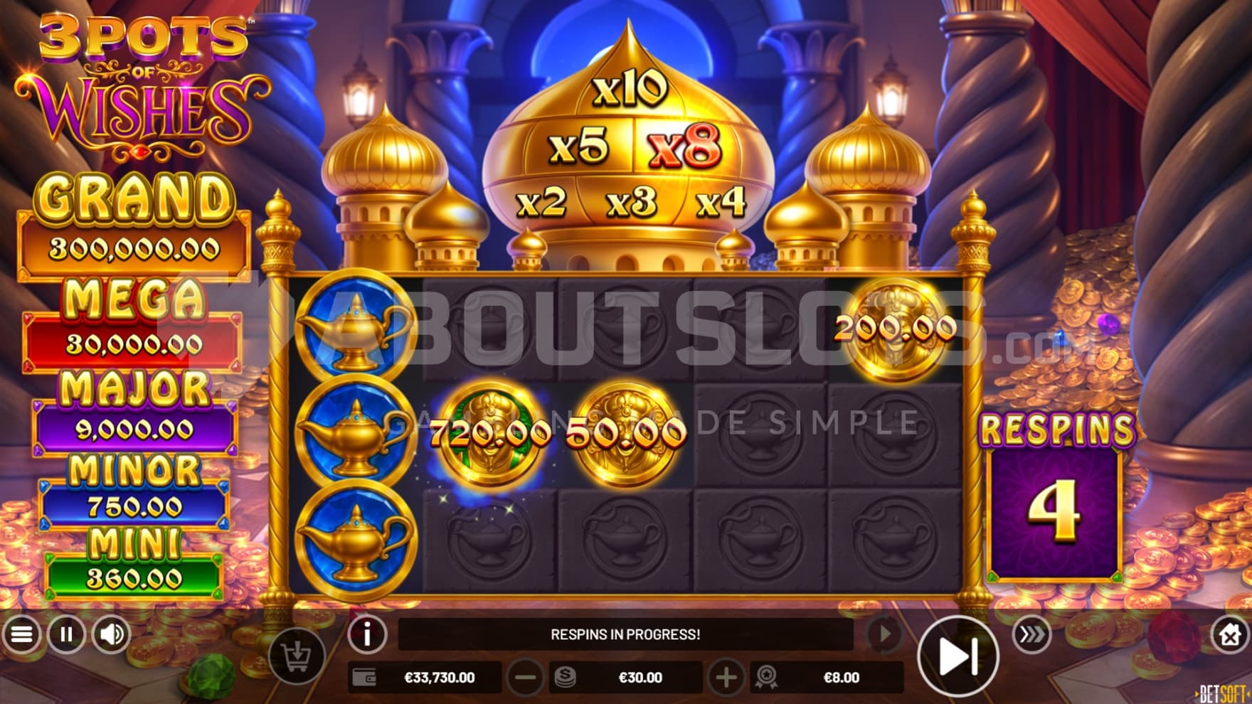 Cash Collect on reel 1