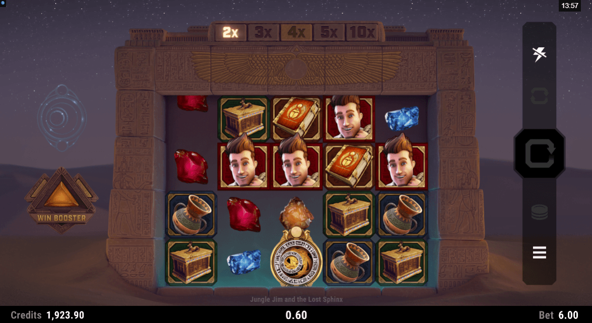 Jungle Jim and the Lost Sphinx slot gameplay