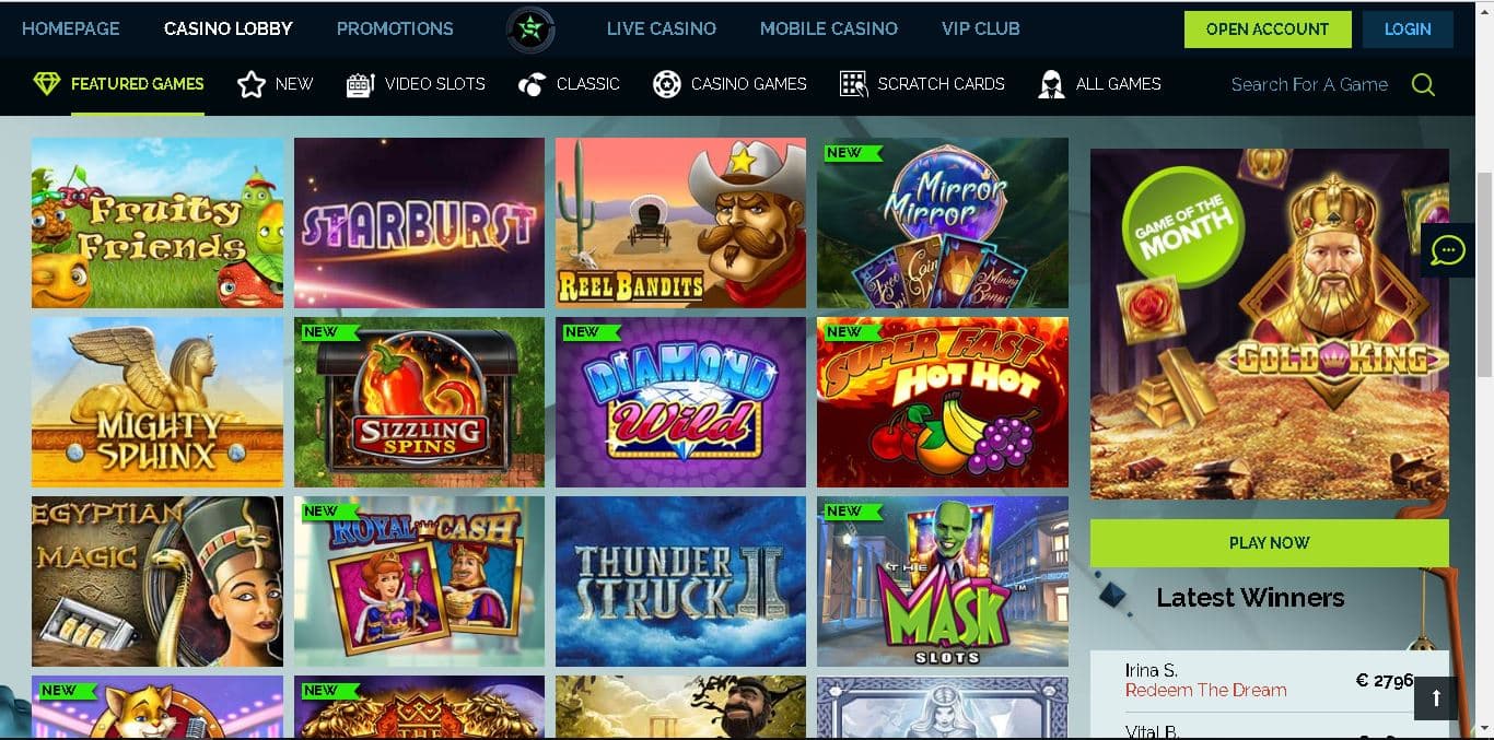 wixstars casino slots