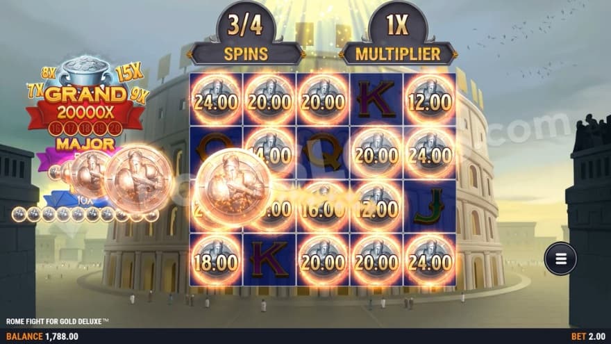 Silver Bonus game with a 1X win multiplier.