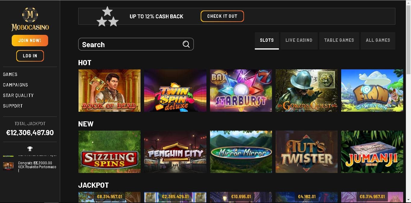 mobo casino slots