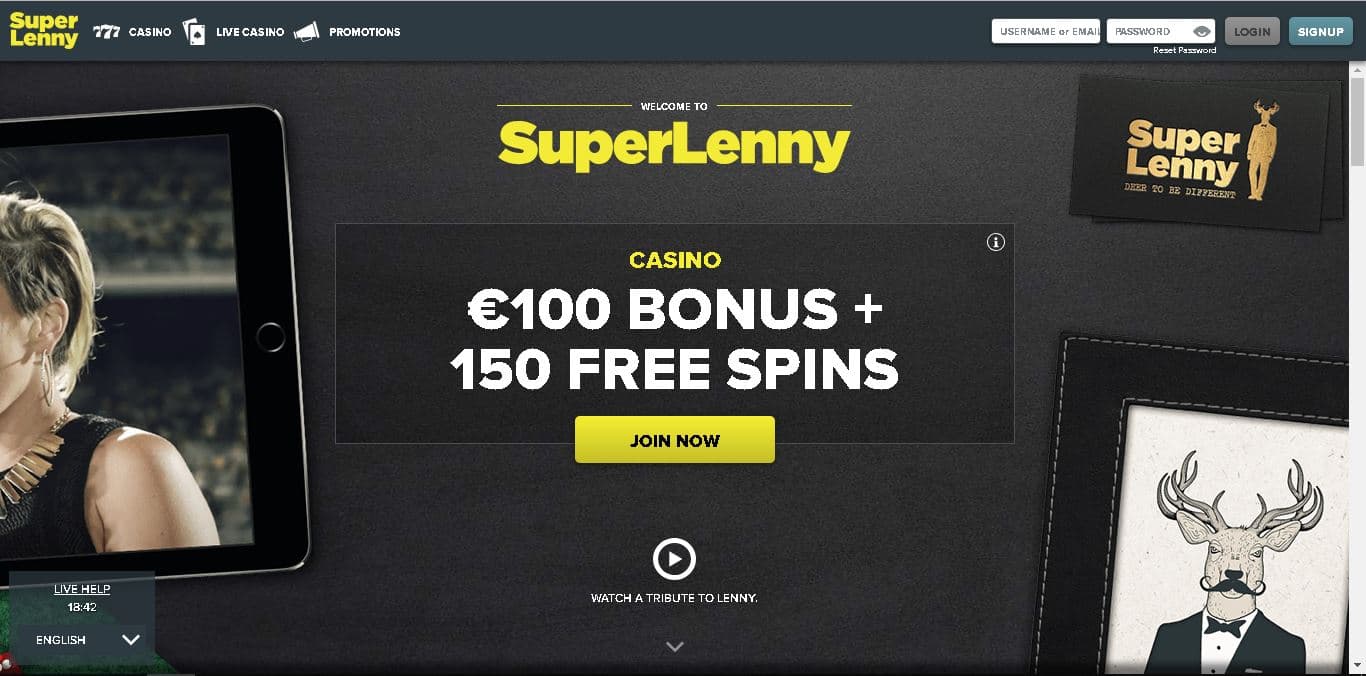 super lenny casino