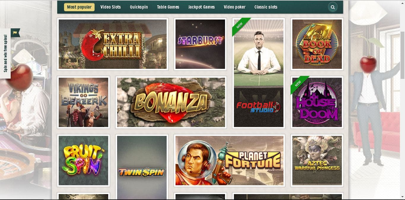 cherry casino slots
