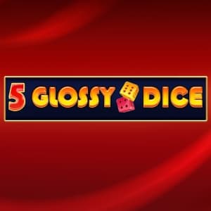 5 Glossy Dice Slot Image