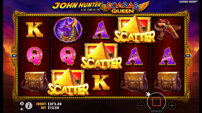 John Hunter and the Tomb of the Scarab Queen Slot Gameplay