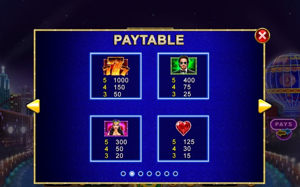 vegas-lux-slot-paytable