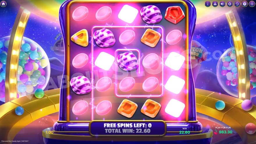 Gumball Factory feature bonus game.