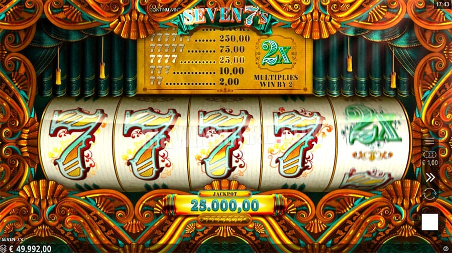 Seven 7s Slot Gameplay