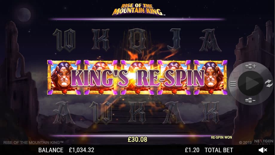 Rise of the Mountain King Slot Gameplay