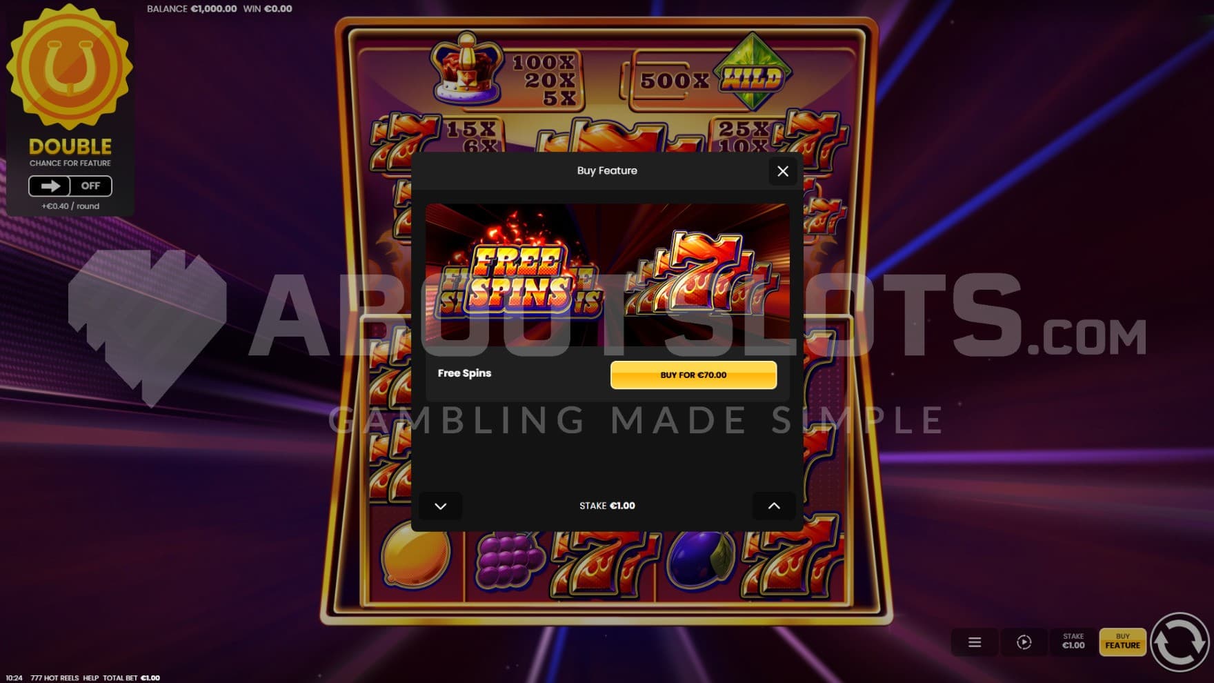70X Bonus Buy