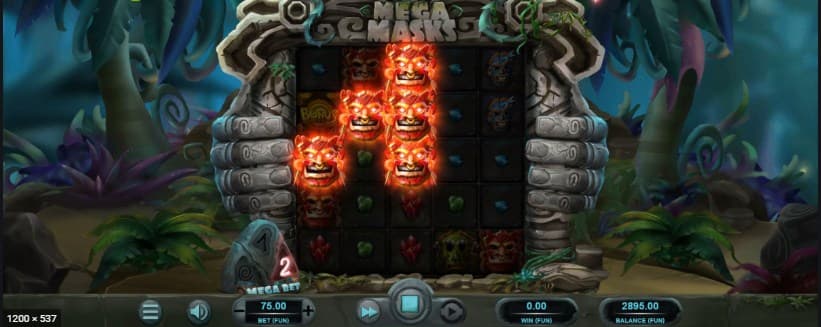 Mega Masks Slot Gameplay