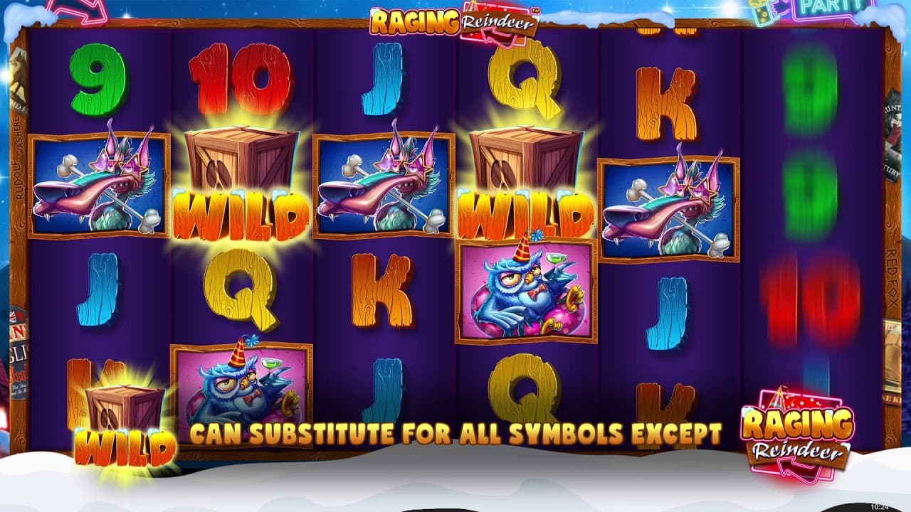 Raging Reindeer Slot Gameplay