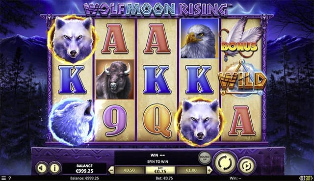Wolf Moon Rising Slot Gameplay