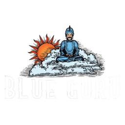 Blue Guru Games Banner showing logo