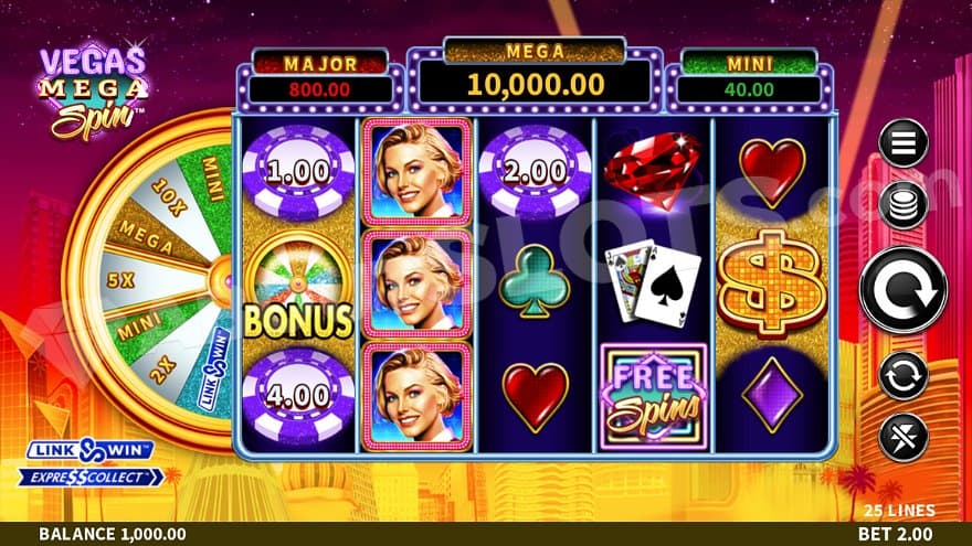 Five reels in a city.