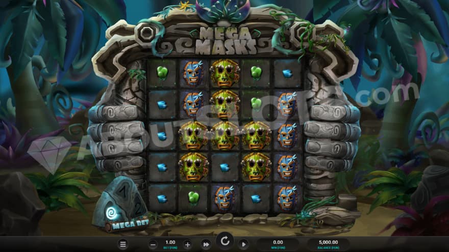 Base game with a mysterious forest in the background.