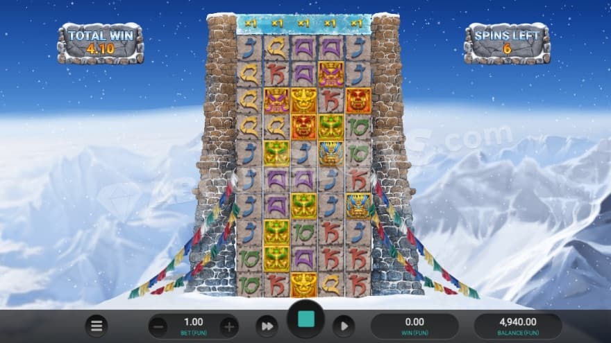 Free Spins bonus game with 100'000 ways to win.