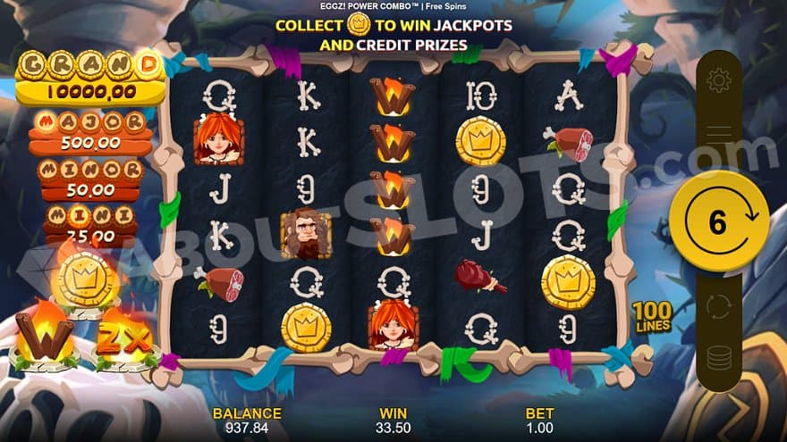 Nudging Wild Free Spins with Jackpot and Multiplier.