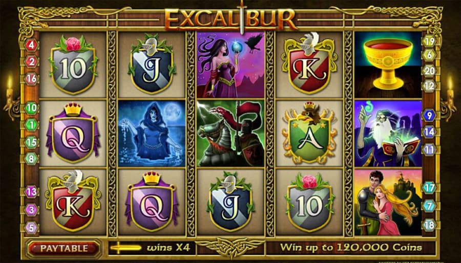 excalibur slot review