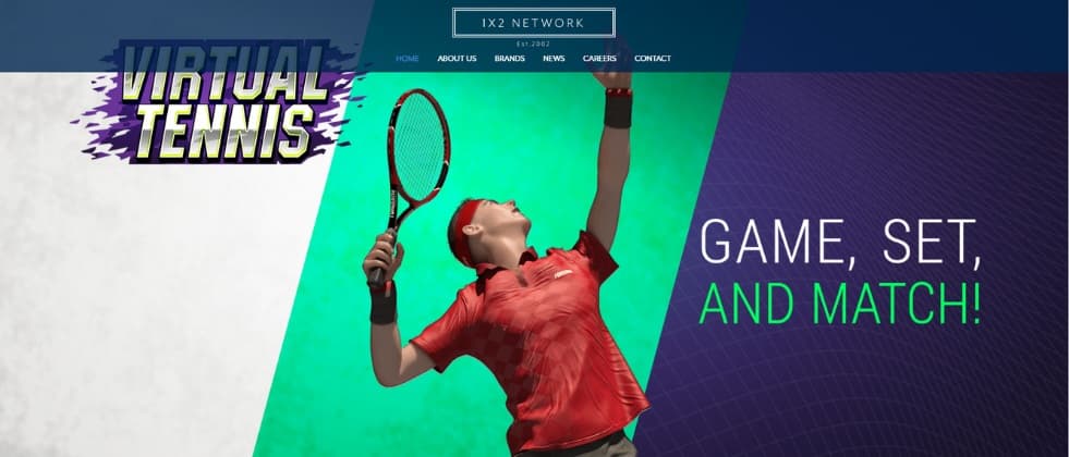An image of 1x2Network's homepage