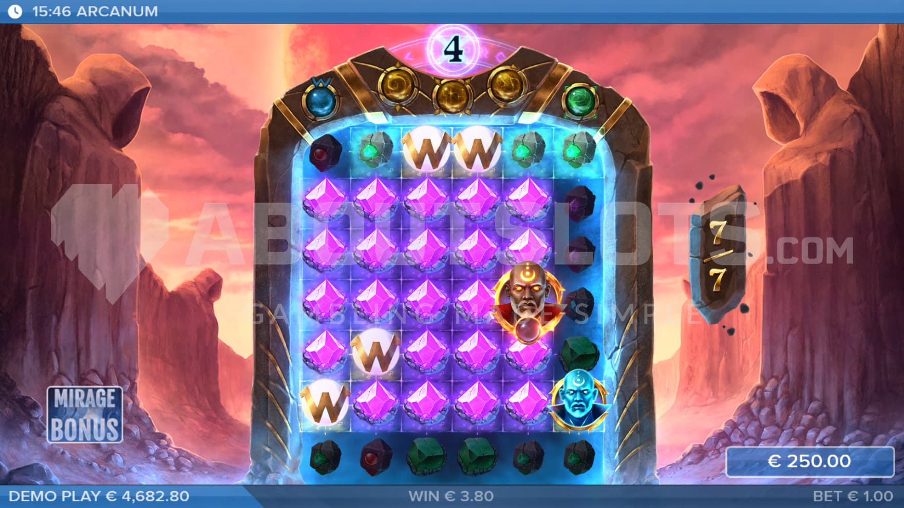 Various features are persistent between spins during the bonus game, giving you more chances to create big wins