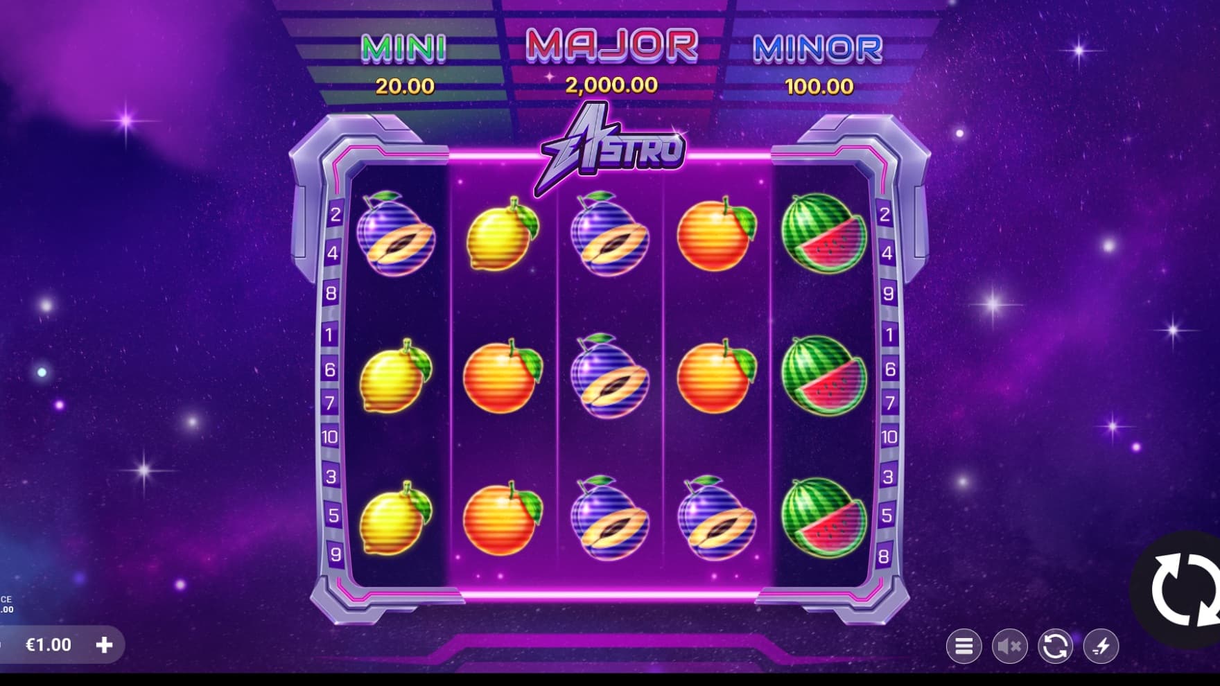 The game is themed around space fruits