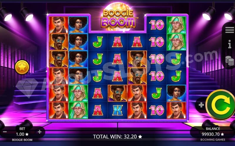 Base game with a dancefloor in the background.