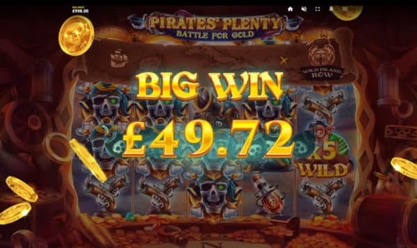 Pirates' Plenty 2: Battle for Gold Slot Gameplay