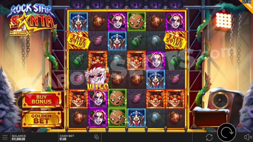 Base game where you can see Christmas trees in the background.