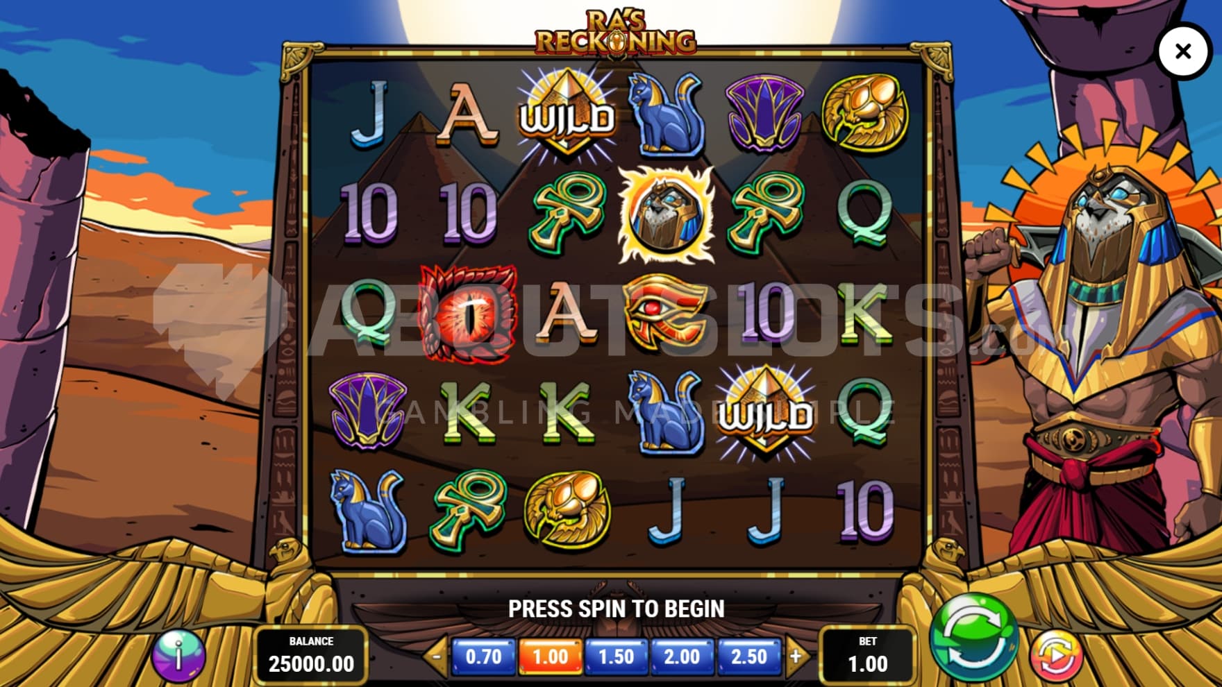 Wild Symbols on reel 3 and 5