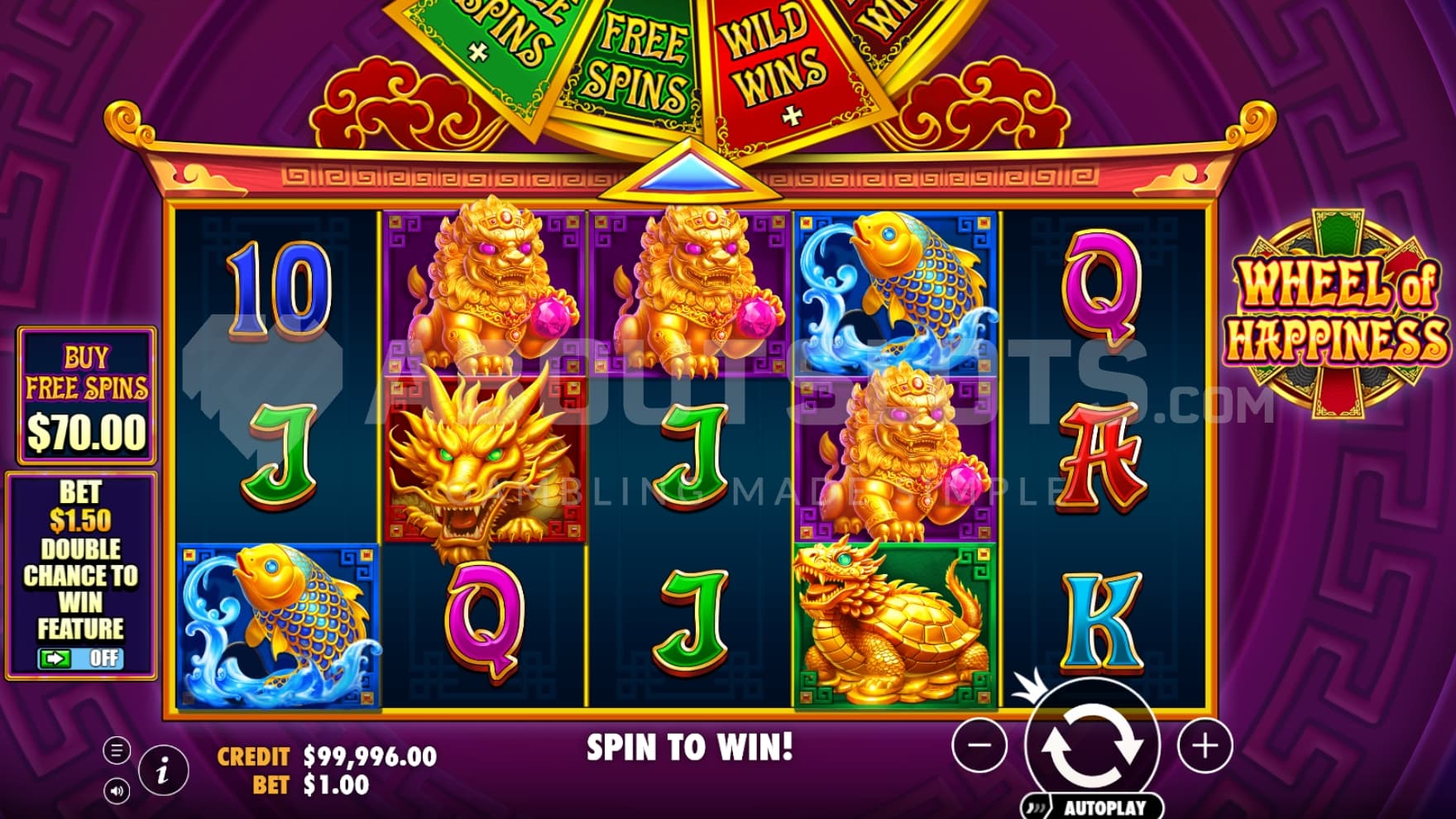 Bonus Buy on left side