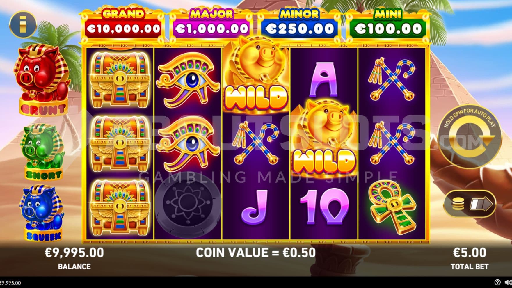 Pyramid in background