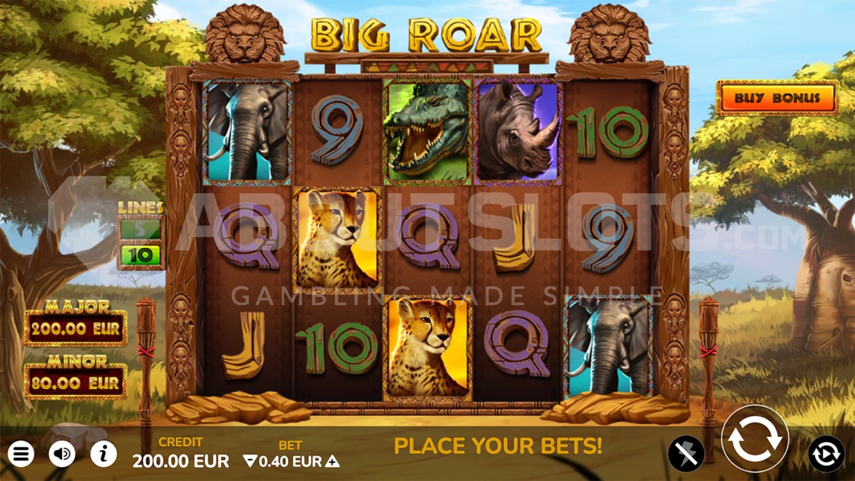 Bonus Buy on right side