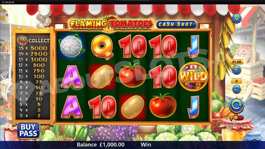 Vegetable symbols and royals on a farmers' market.