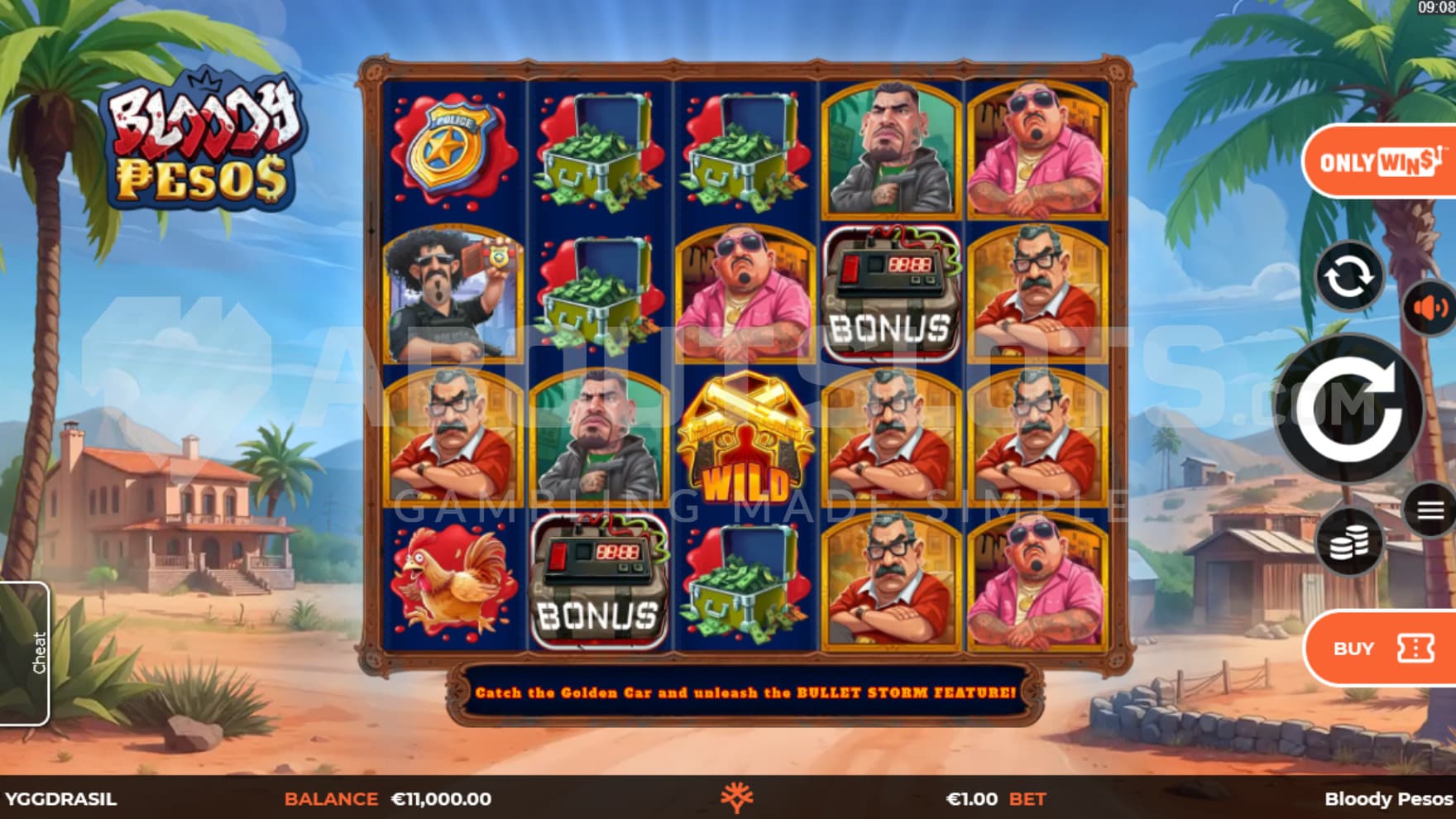 The base game is set outside a cartel operation