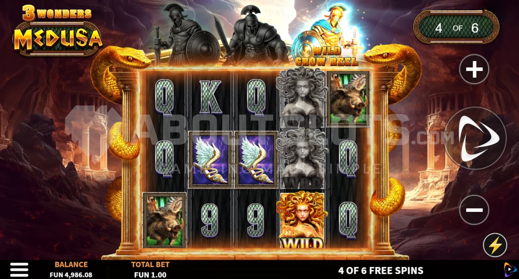 Wild Symbol on reel 4