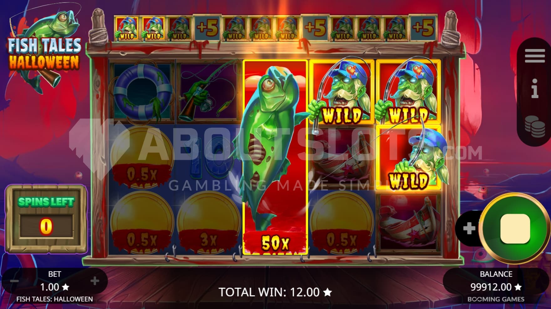 Wild Collect Symbols on reel 4 and 5