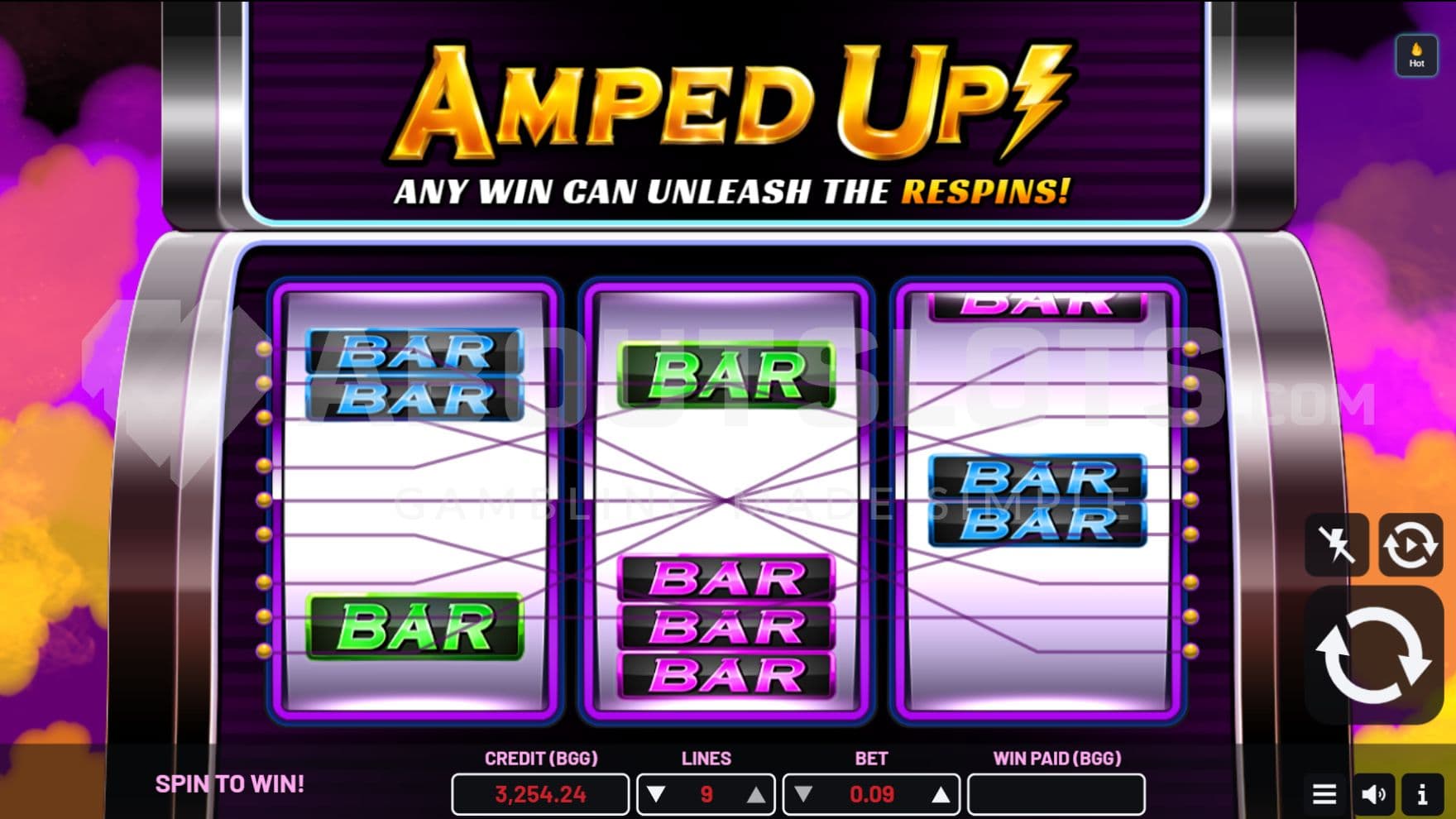 Buttons on right side