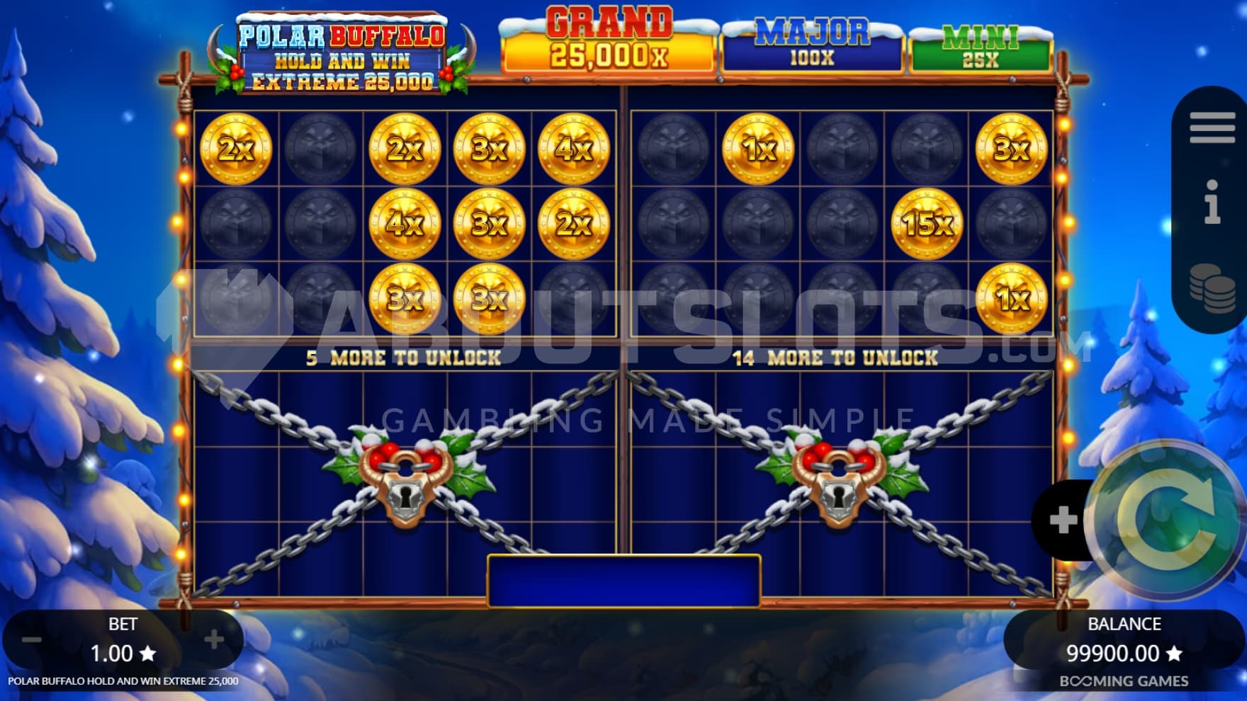 Two unlocked game grids