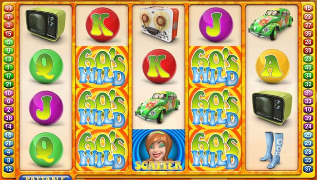 The Groovy Sixties slot by NetEnt