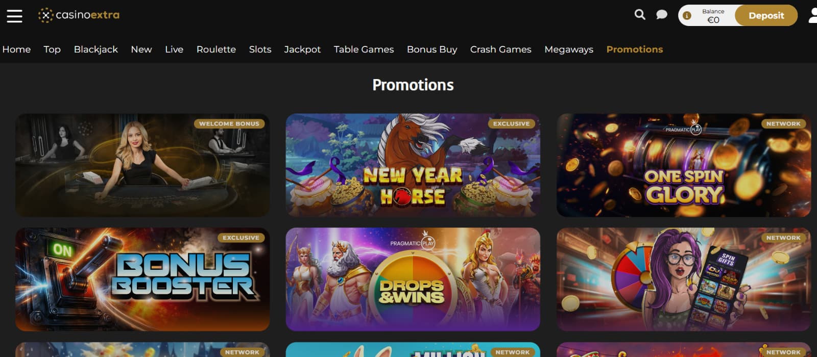 NetBet Casino promotions page displaying active bonuses and daily deals in a card-style layout, making ongoing offers easy to scan without feeling overwhelming